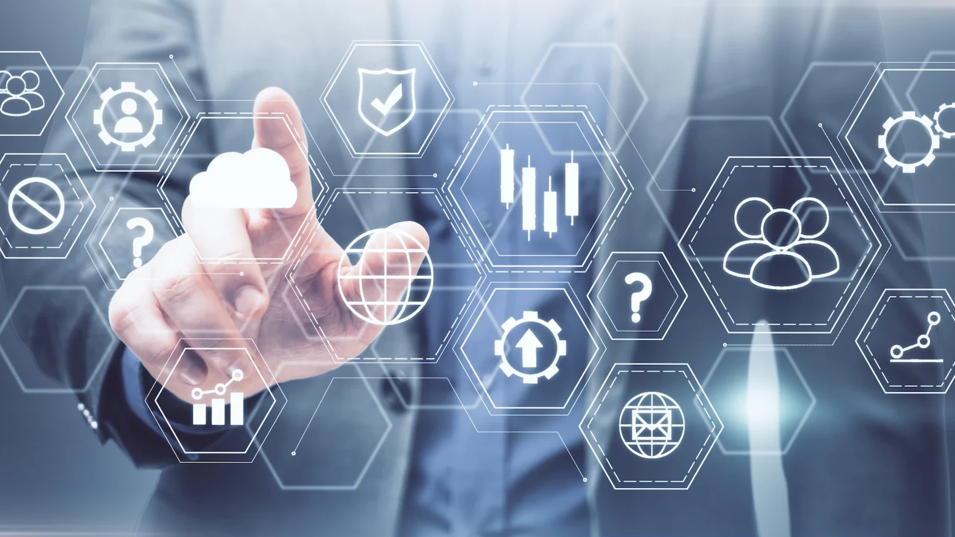Business IT managed services concept